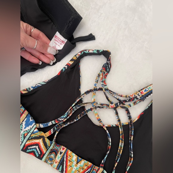 COPY - Multicolored Leggings / Sports Bra Matching Set - Picture 3 of 3